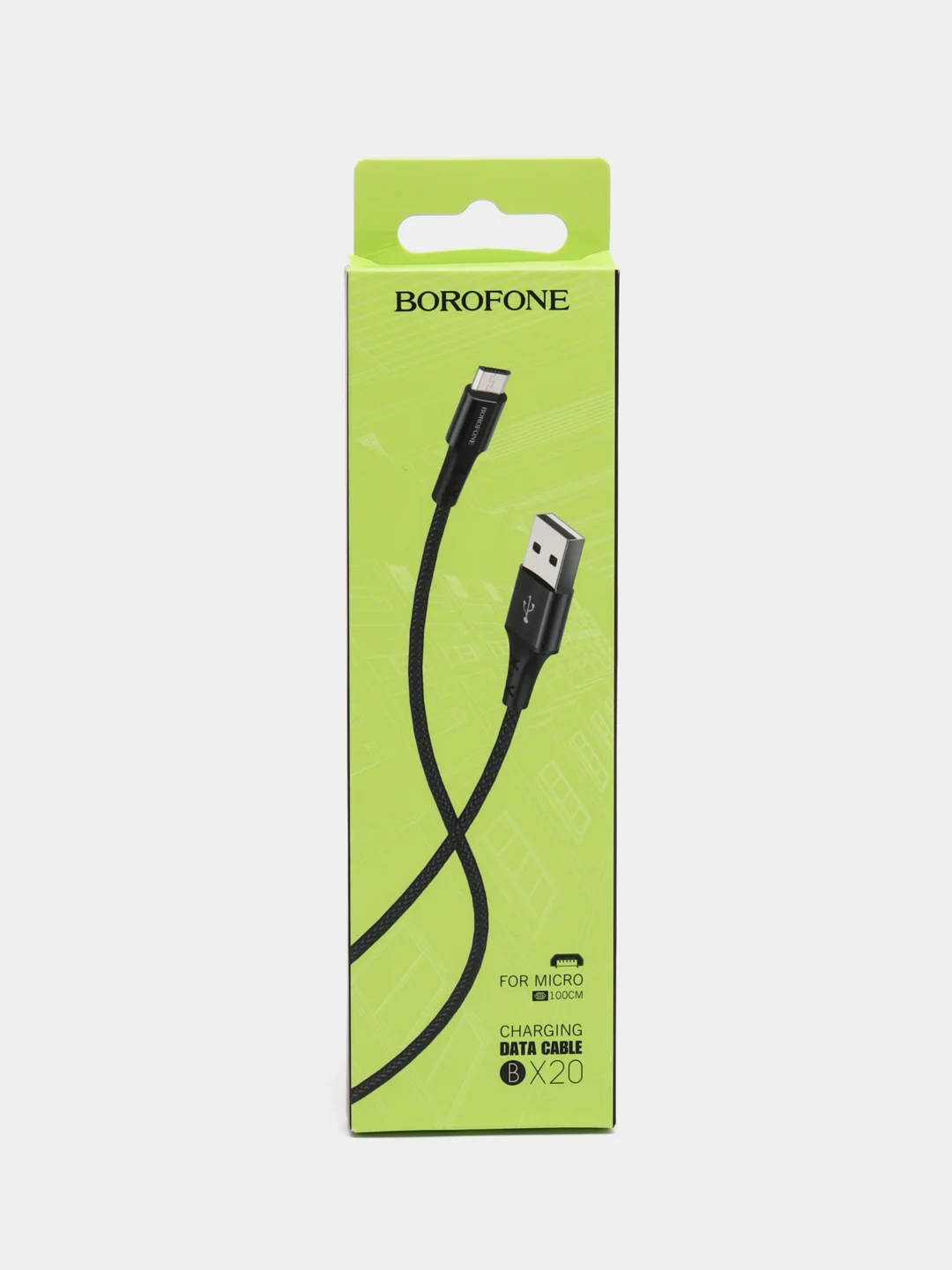 Черный кабель Borofone BX20, micro-USB, 2.0A, 1 м