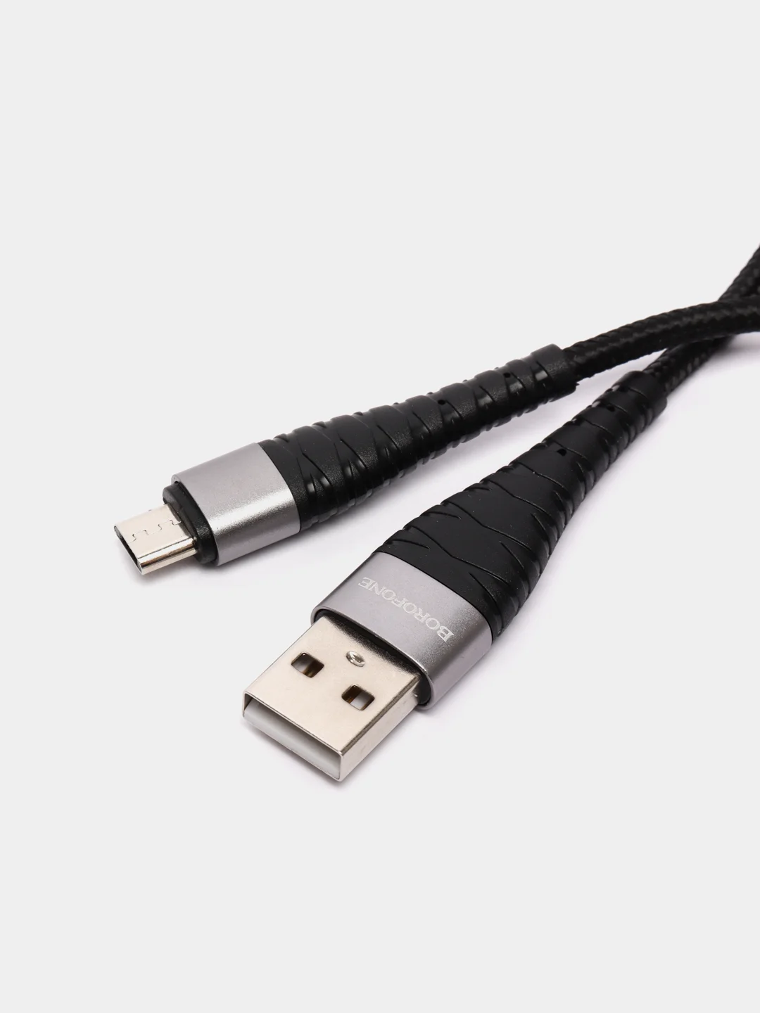 Черный кабель для зарядки micro-USB / Type-C Borofone BX32