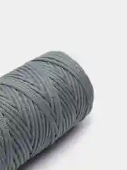Серый металлик шнур полиэфирный, 200 м, 4 мм