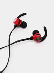 Красный беспроводные Bluetooth наушники вакуумные, с шейным шнурком А7