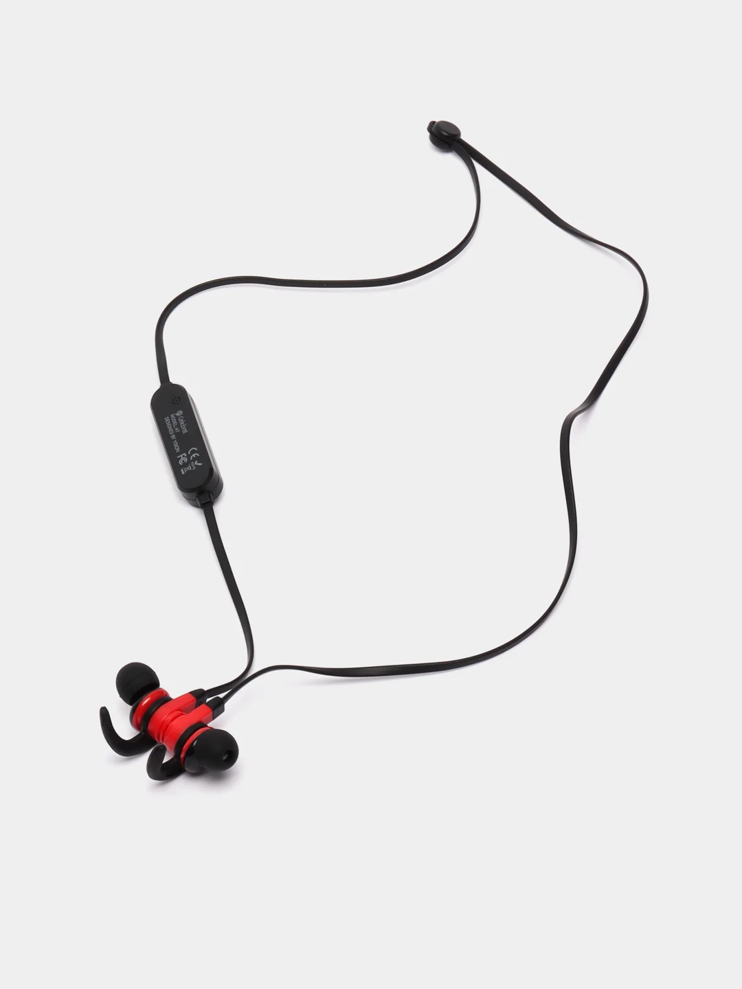 Красный беспроводные Bluetooth наушники вакуумные, с шейным шнурком А7