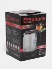 Красный чайник электрический Sakura SA-2709R, 1.8 л