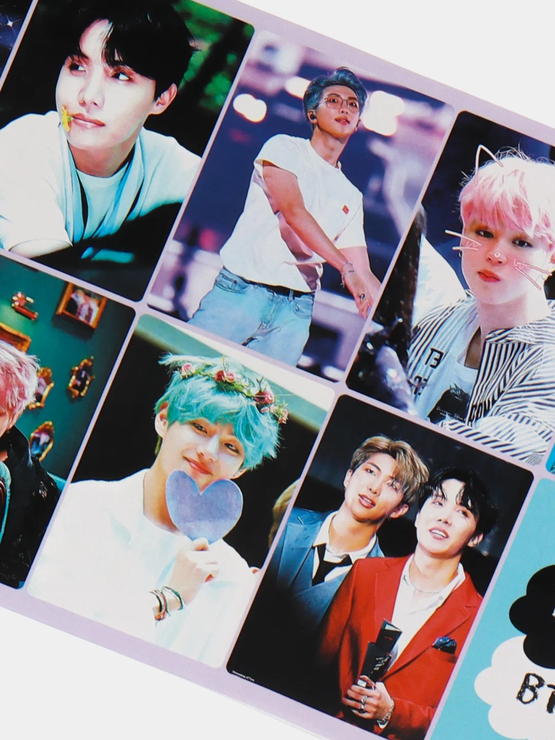 Рыжий наклейки BTS, K-POP