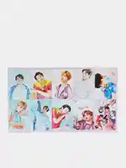Желтый наклейки BTS, K-POP