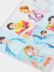 Желтый наклейки BTS, K-POP