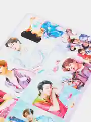 Желтый наклейки BTS, K-POP