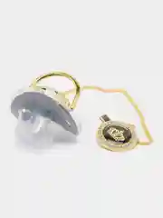 Черный соска-пустышка ортодонтическая, силикон