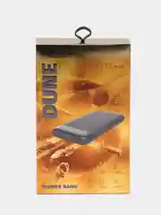 Черный внешний аккумулятор Perfeo Dune, 10000 mAh, с дисплеем