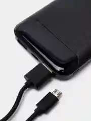 Черный внешний аккумулятор Perfeo Dune, 10000 mAh, с дисплеем