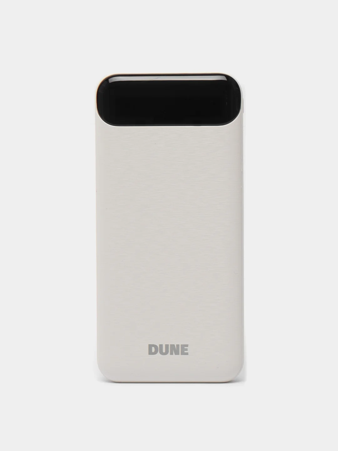 Белый внешний аккумулятор Perfeo Dune, 10000 mAh, с дисплеем