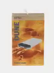 Белый внешний аккумулятор Perfeo Dune, 10000 mAh, с дисплеем