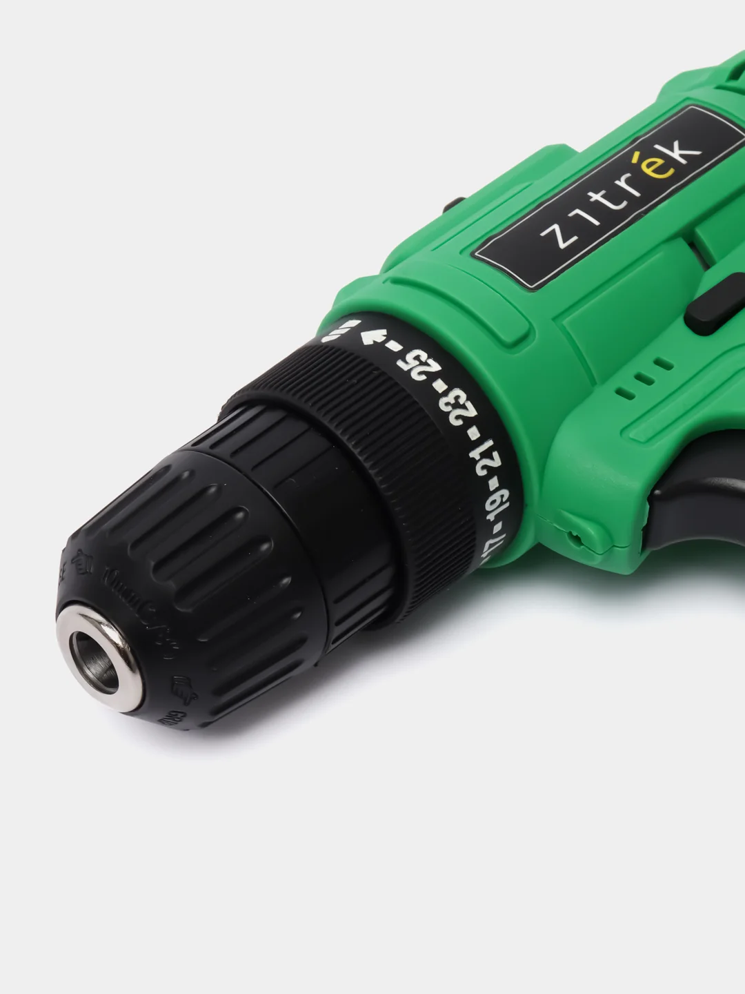 Дрель-шуруповерт аккумуляторная Zitrek Green 12-Li-ion, 12В, Li-ion аккумулятор, бита