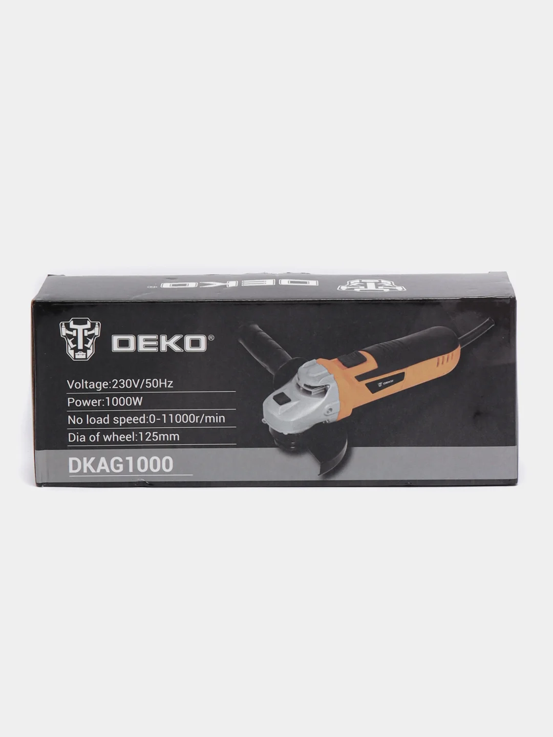 Углошлифовальная машина с регулировкой скорости, УШМ DEKO DKAG1000, 125мм, 1000 Вт