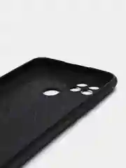 Темно-синий чехол для Realme C21 силиконовый, имитация кожи