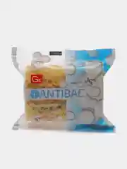 Желтый губка для посуды Antibac