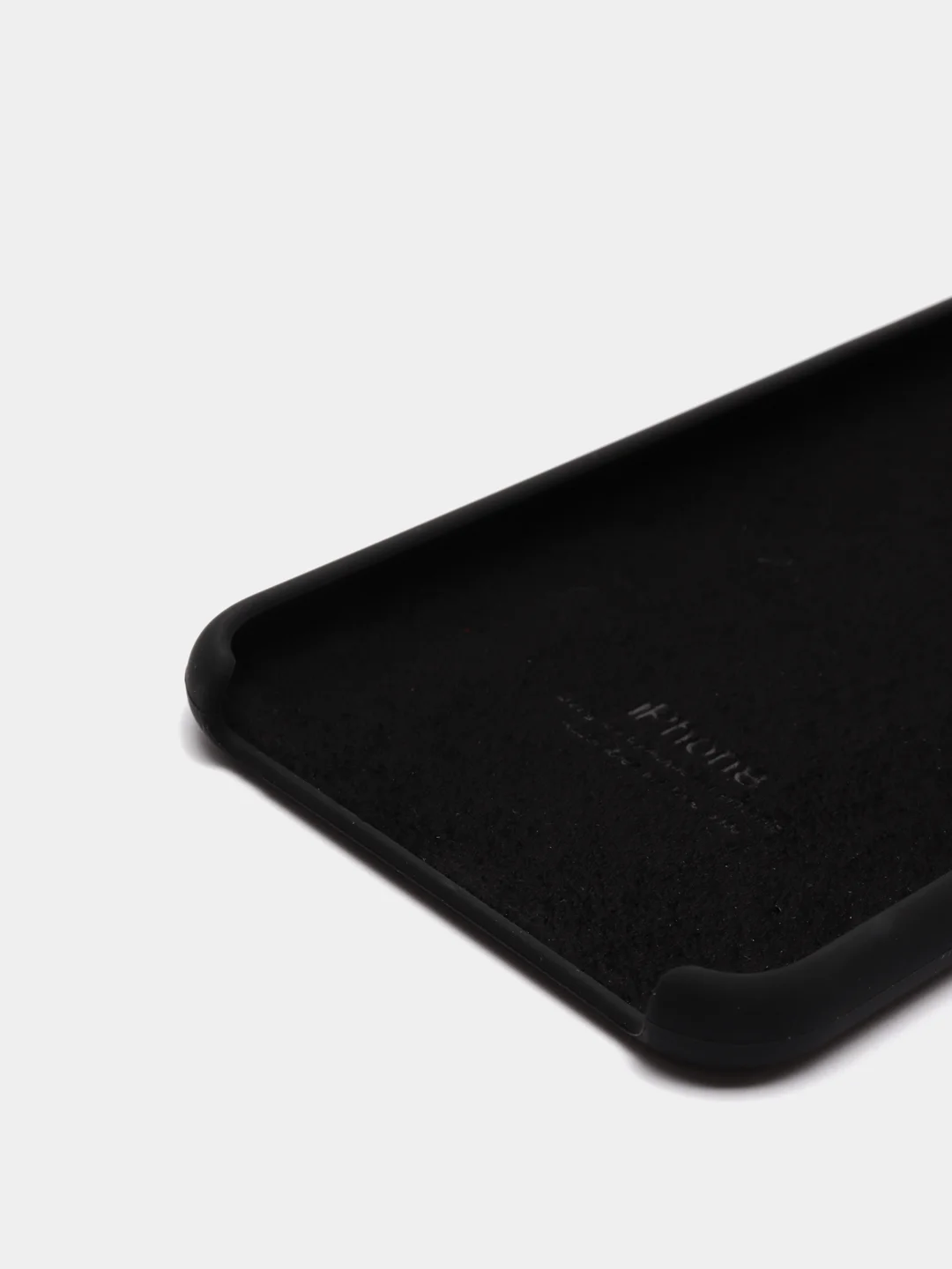 Черный чехлы для iPhone XS Max Silicone Case