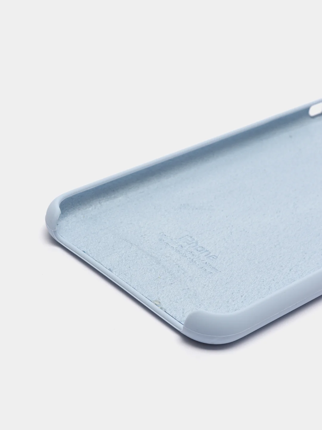 Небесно-голубой чехлы для iPhone XS Max Silicone Case