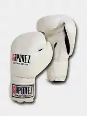 Белый боксерские Перчатки Gaponez "Нокаут", GBGK