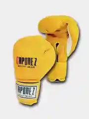 Желтый боксерские Перчатки Gaponez "Нокаут", GBGK
