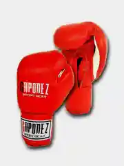 Красный боксерские Перчатки Gaponez "Нокаут", GBGK