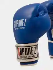 Синий боксерские Перчатки Gaponez "Нокаут", GBGK