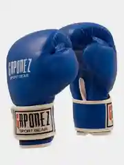 Синий боксерские Перчатки Gaponez "Нокаут", GBGK