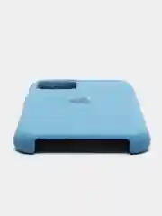 Синий меланж чехол Silicone Case для iPhone 11 Pro