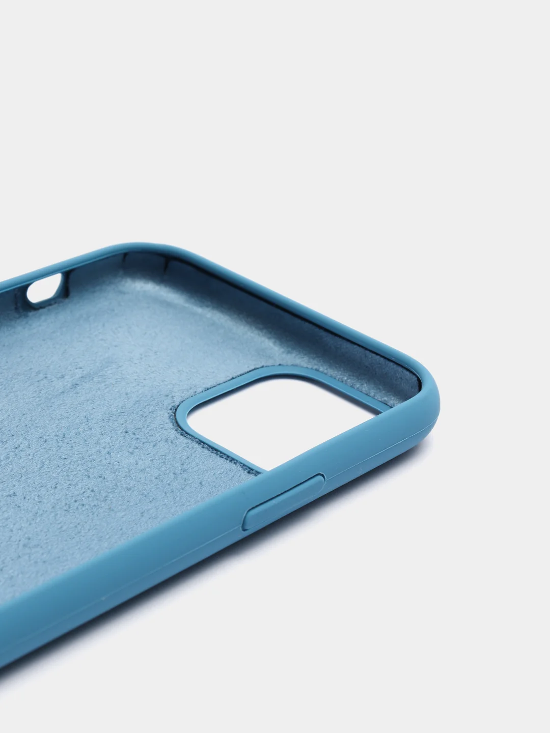 Синий меланж чехол Silicone Case для iPhone 11 Pro