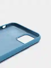 Синий меланж чехол Silicone Case для iPhone 11 Pro