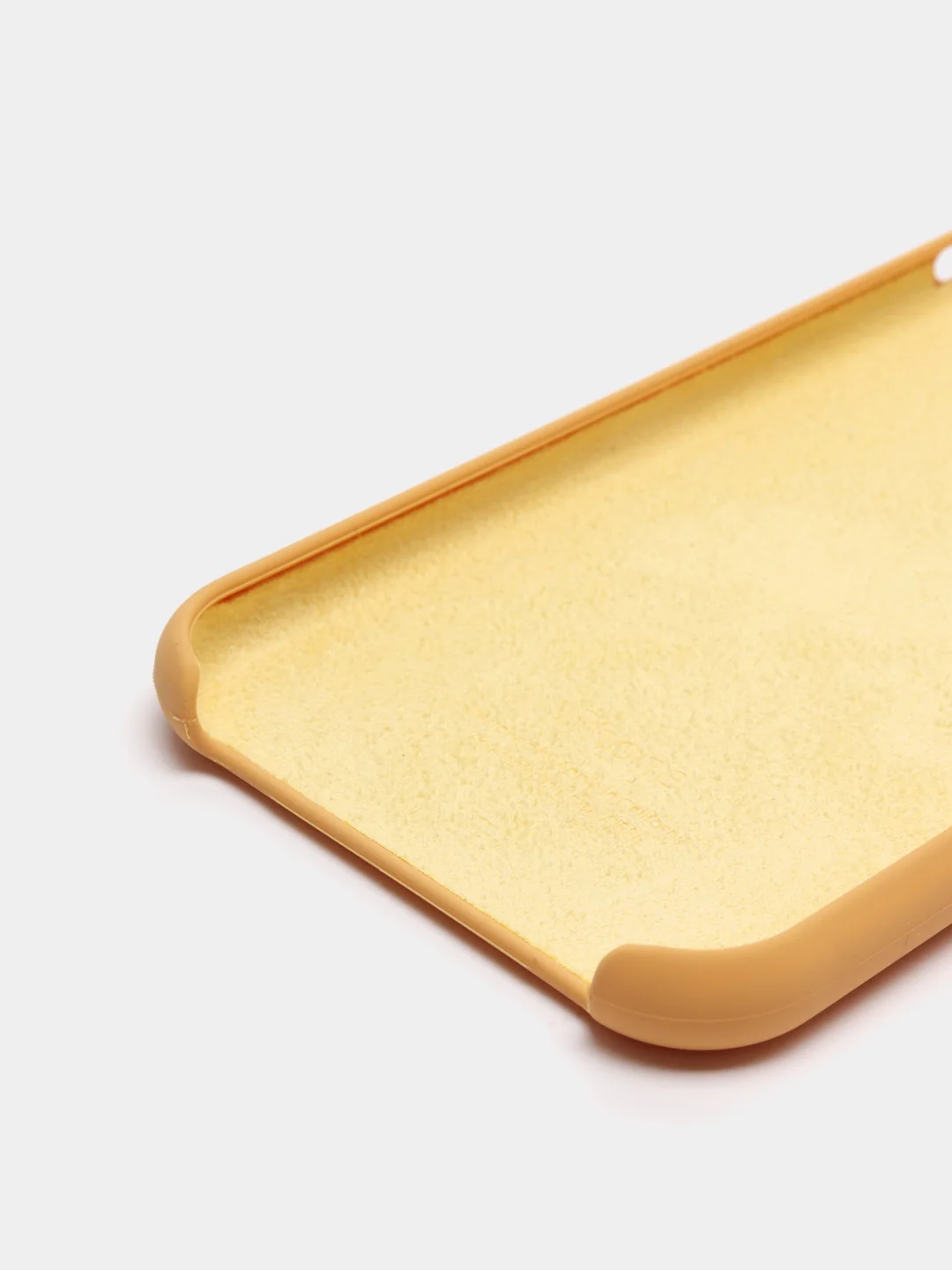 Горчичный чехол Silicone Case для iPhone 11