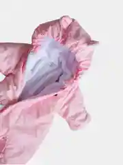 Розовый утепленный комбинезон для новорожденных, демисезонный