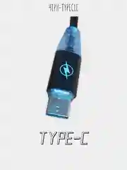 Кабель зарядки Micro-USB, Type-C, 8PIN-lightning, с подсветкой