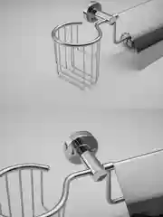 Держатель для туалетной бумаги и дозатора Frud, из нержавеющей стали