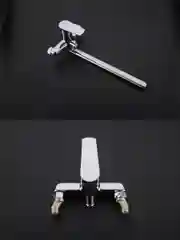 Смеситель для ванны FRUD R22105 хром, с лейкой, поворотный и длинный излив