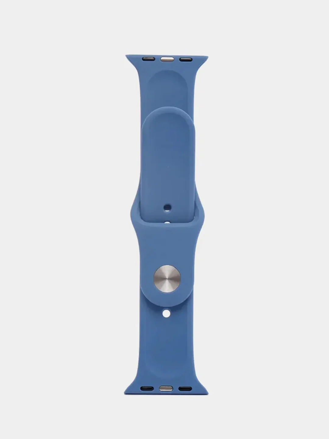 Синий силиконовый ремешок для Apple Watch