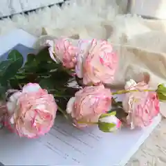 Розовый искусственные цветы Пион шёлковый, растения, роза 1шт