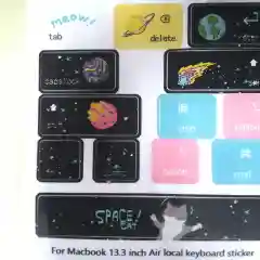 Светло-синий наклейка на клавиатуру для MacBook Pro 13.3 inch Pro(2020) - 16 inch(2020)