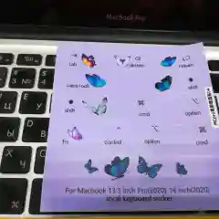 Светло-синий наклейка на клавиатуру для MacBook Pro 13.3 inch Pro(2020) - 16 inch(2020)