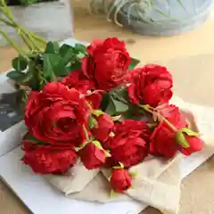 Красный искусственные цветы Пион шёлковый, растения, роза 1шт