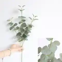 Зеленый искусственные цветы эвкалипт, растения, зелень, букет, для декора, дома, декоративные, 1шт