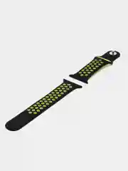 Зеленый силиконовый ремешок для Apple Watch, перфорированный