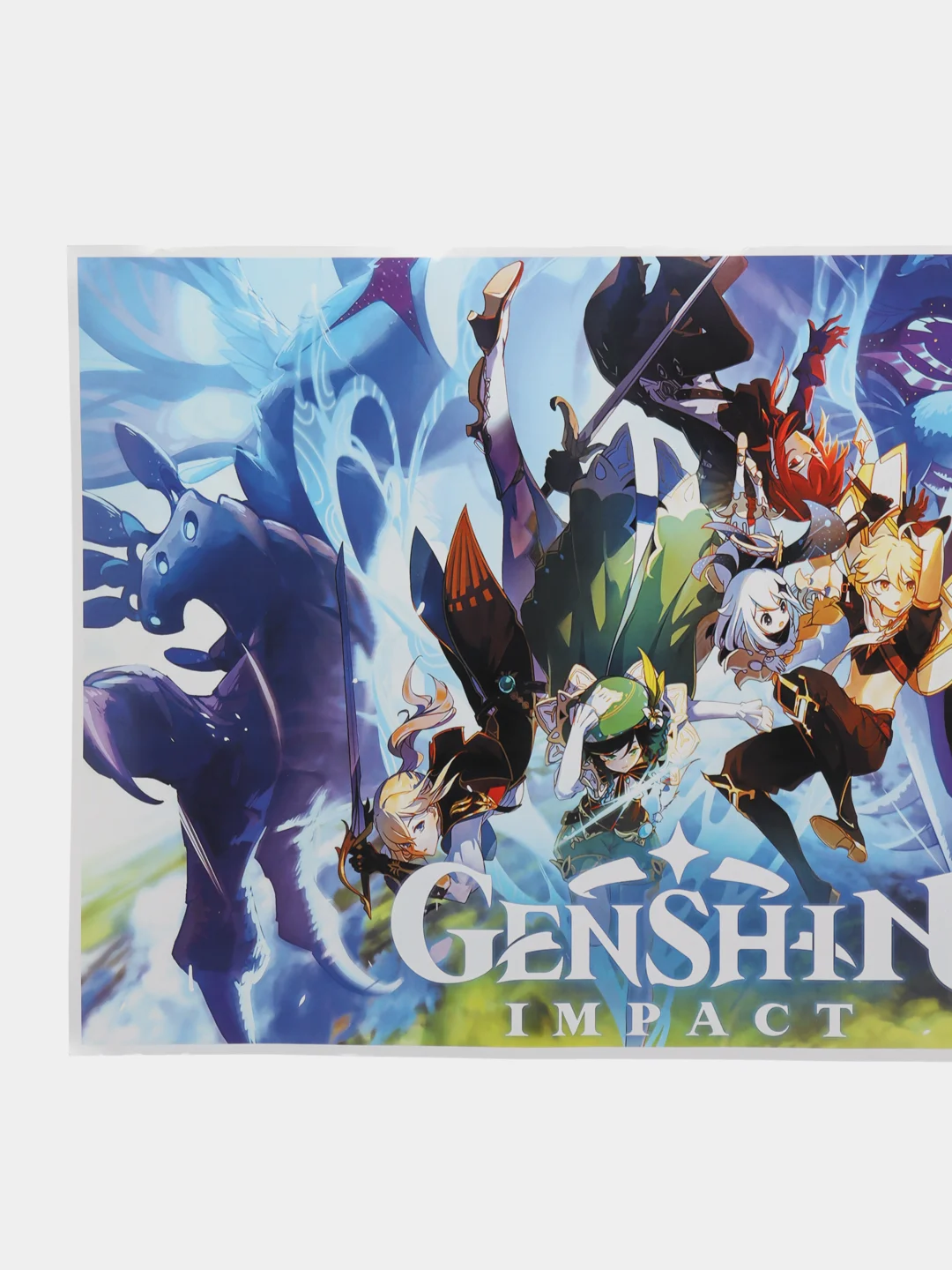 Аметистовый плакат Genshin Impact, Геншин импакт