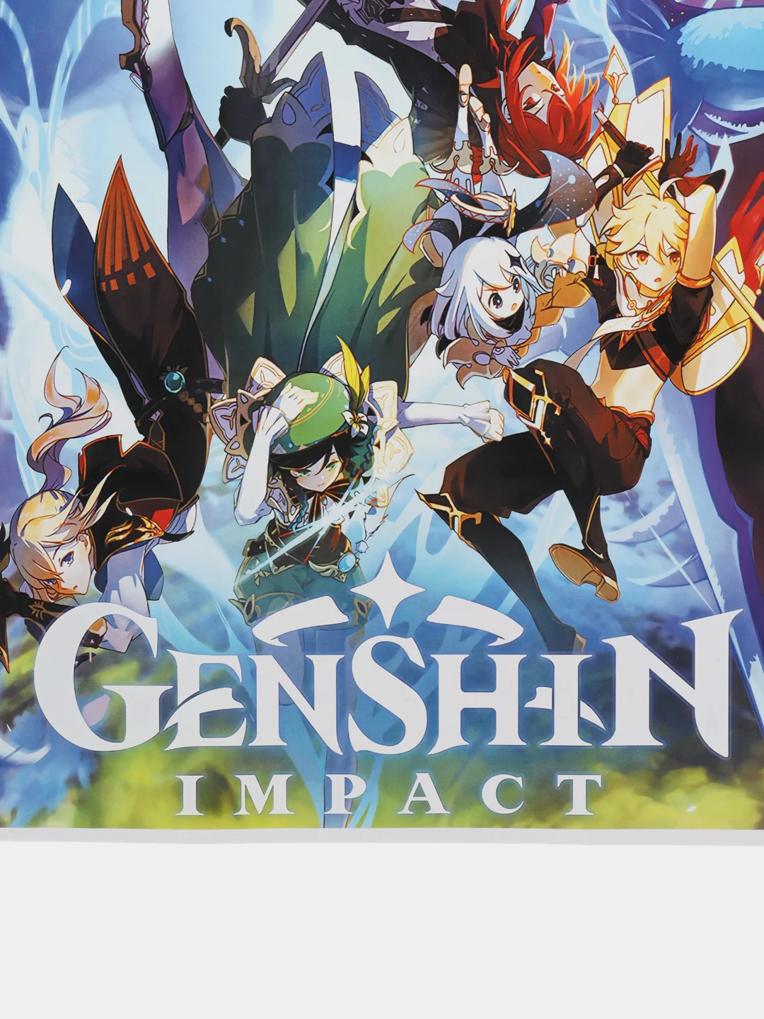 Аметистовый плакат Genshin Impact, Геншин импакт