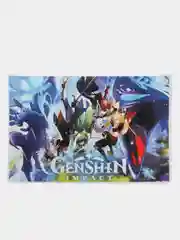 Аметистовый плакат Genshin Impact, Геншин импакт
