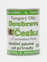 Масло-воск для бани и сауны Doubrava Ceska, Тунговое масло с карнаубским воском