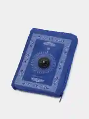 Темно-синий молитвенный коврик для намаза, дорожный, с компасом