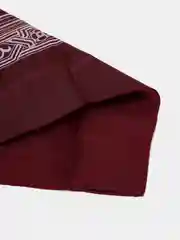 Бордовый молитвенный коврик для намаза, дорожный, с компасом