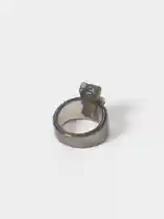 Черный кольцо с мармеладными мишками, 18 мм