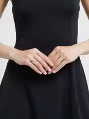 Серебряный комплект колец/Безразмерное