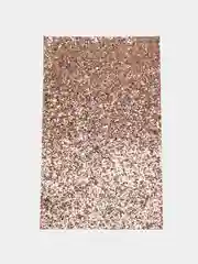 Коричневый ткань-кожзам с крупными блестками, 20*33 см